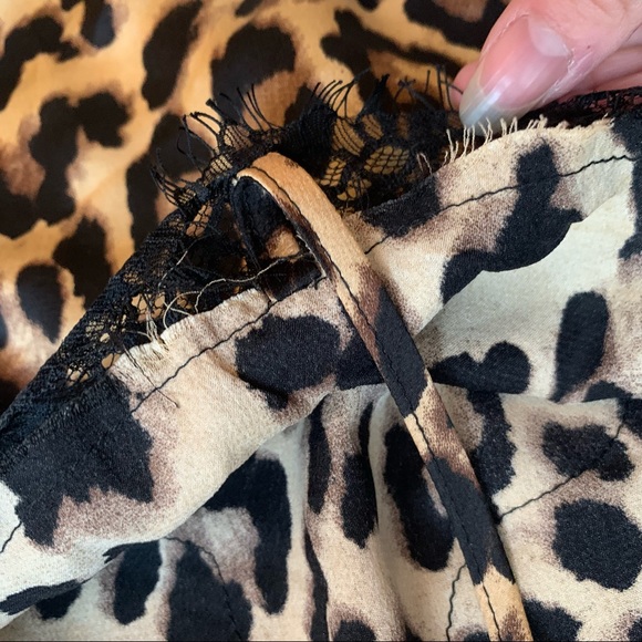 🔥Storia Leopard Print Lace Cami M - Picture 6 of 7